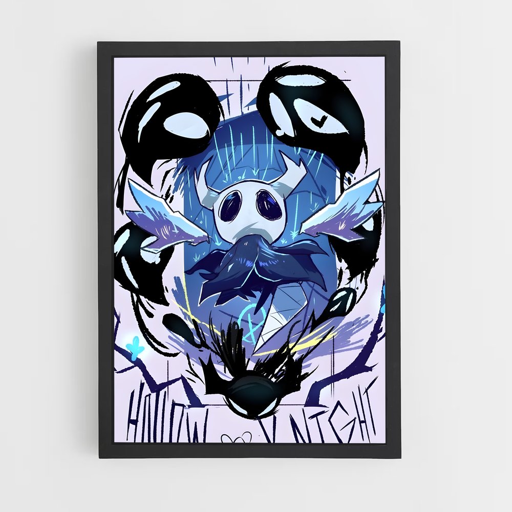 Poster Le Squelette Errant – affiche Hollow Knight (vue 2)